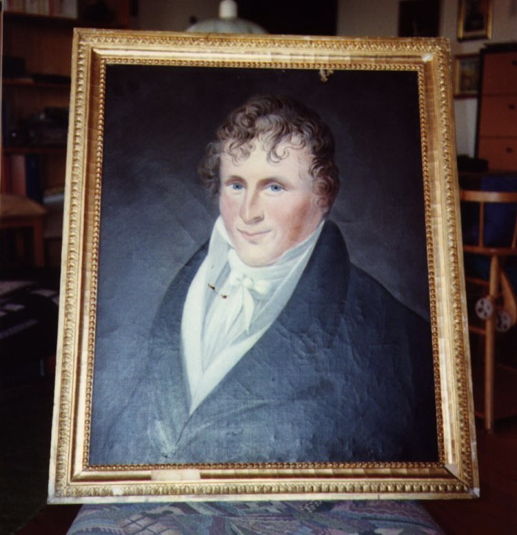 Maleri av/painting of John Jensen Graver