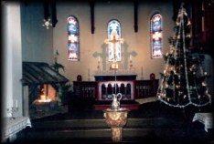 Julen 1990 - Holla Kirke - koret.