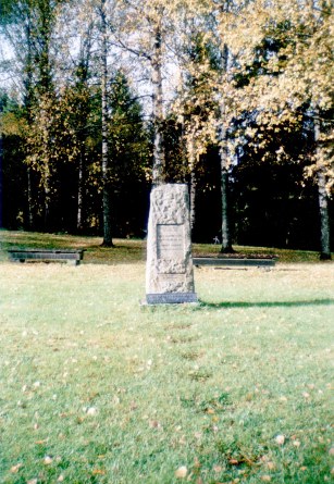 Bautaen over Olav Bjørndalen og Trygve Hansen - 3. 
Monument to Olav Bjørndalen and Trygve Hansen - 3